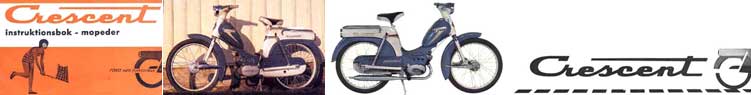 Crescent  instruktionsbok - mopeder        1961 