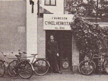 I. Hanssons Cykelverkstad, Gävle.